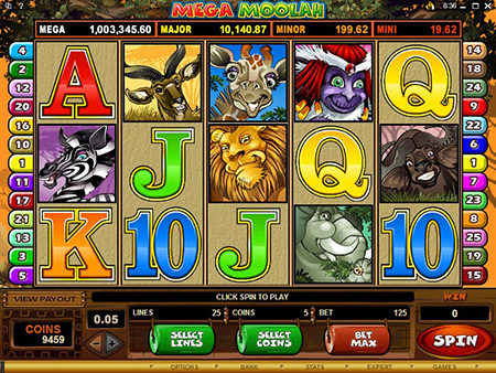 Mega Moolah Slot Game